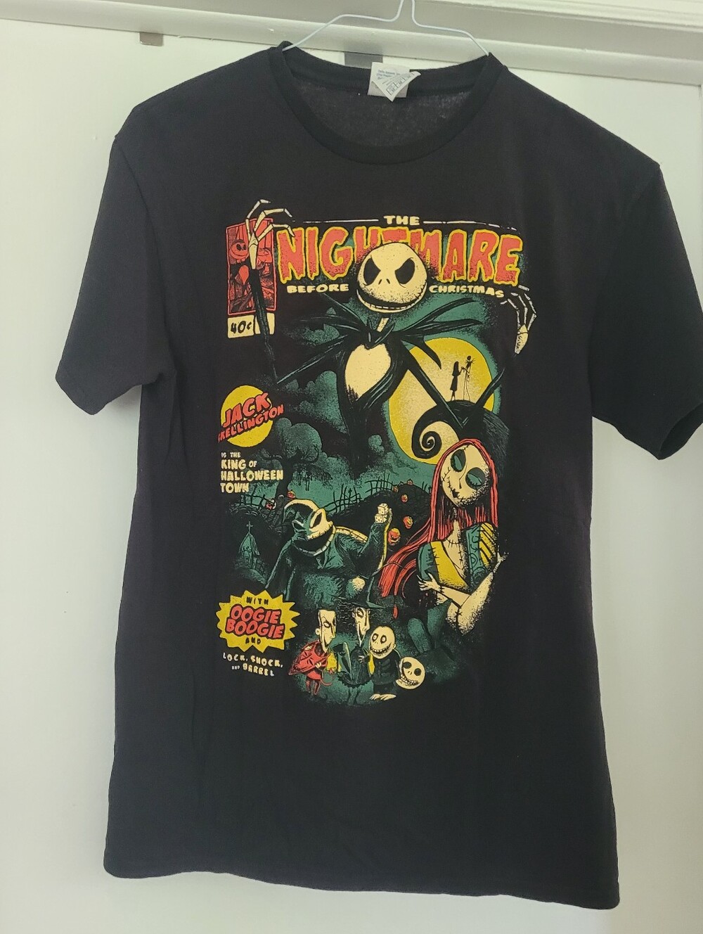 The Nightmare Before Christmas logo t-shirt Medium